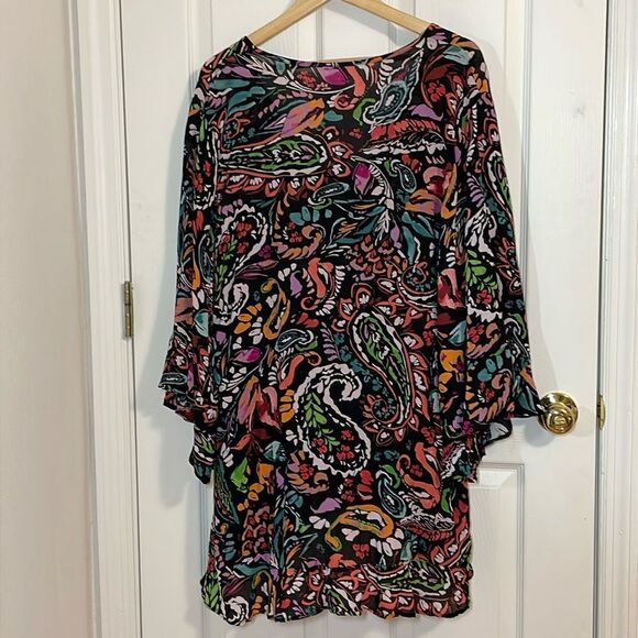 Anne Cole Cover Up, Colorful, black, XL - Picture 5 of 5